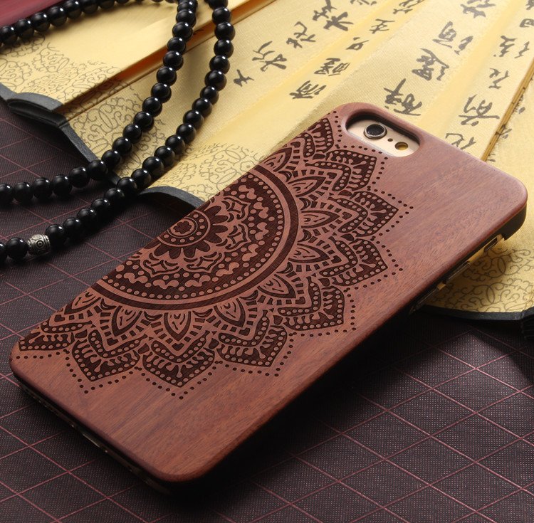 Wood Mandala iPhone Case