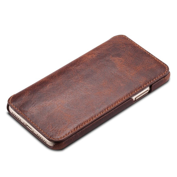 Classic Leather iPhone Wallet Case